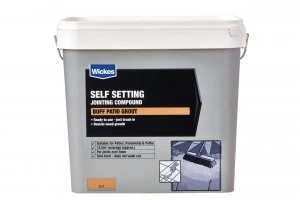 Wickes Self Setting Patio Grout - Buff 15KG