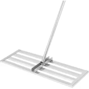 Vevor Lawn Leveler Tool Lawn Level Rake 30"x10" Stainless Steel 77" Soil Leveler