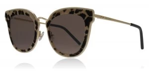 Jimmy Choo Nile/S Sunglasses Gold / Panther XMG 63mm