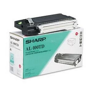 Original Sharp AL-100TD Black Laser Toner Ink Cartridge