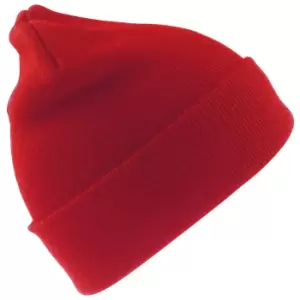 Result Wooly Heavyweight Knit Thermal Winter/Ski Hat (One Size) (Red)