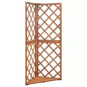 VidaXL Corner Trellis 50x50x145cm Solid Fir Wood