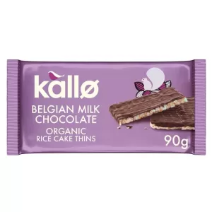 KALLO FOODS - Organic Milk Chocolate Rice Cakes