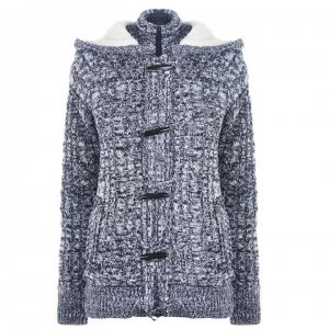 SoulCal Toggle Knit Jacket Ladies - Twist Ind Marl