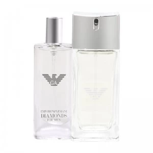 Emporio Armani Diamonds Gift Set 50ml Eau de Toilette + 15ml Eau de Toilette