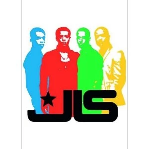 JLS - Beach Hut Postcard