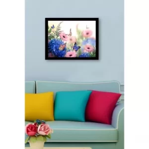 SC1050 Multicolor Decorative Framed MDF Painting