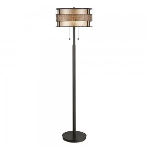 2 Light Floor Lamp Renaissance Copper