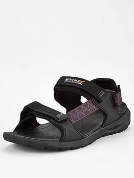 Regatta Marine Web Sandal - Black, Size 11, Men