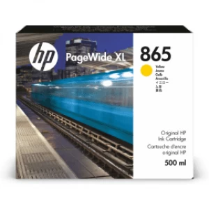 HP 865 PageWide XL Yellow Ink Cartridge