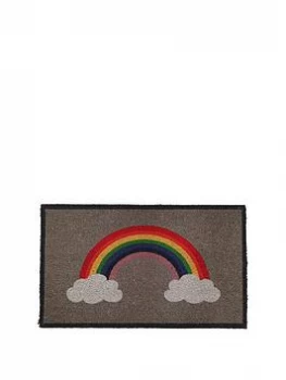 Rainbow Coir Doormat