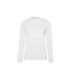 B&C Womens/Ladies Set-in Sweatshirt (XL) (White)