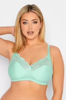 Lace Trim Non-Wired Bra