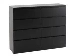 Seconique Malvern Black 44 Drawer Chest of Drawers