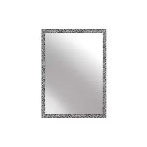 Florentina Wall Mirror Silver Plastic 50X70 Cm - silver