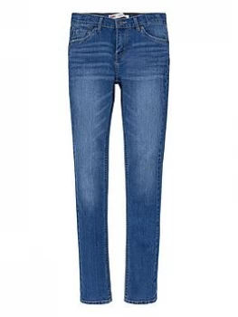 Levis Boys Skinny Taper Jean - Mid Wash, Size Age: 8 Years