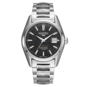 Roamer 210665 41 55 20 Mens Searock Automatic Black Dial Wristwatch