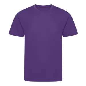 Awdis Childrens/Kids Cool Recycled T-Shirt (3-4 Years) (Purple)