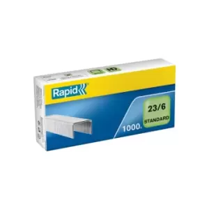 Rapid Standard Staples 236 1000 - Outer carton of 10