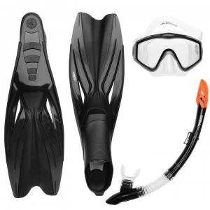 Gul Mask Snorkel And Fin Set Adults - Black