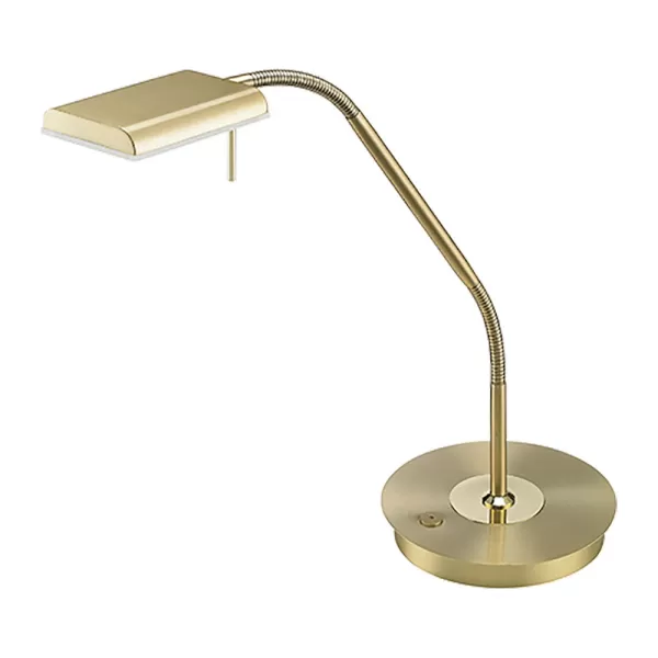 Bergamo Modern Desk Task Lamp Brass Matt 3000K