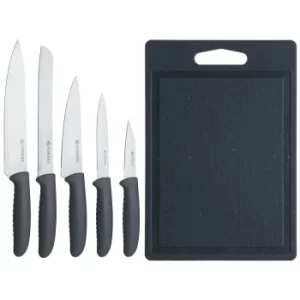 Viners Everyday 5 Piece Knife And Board Set