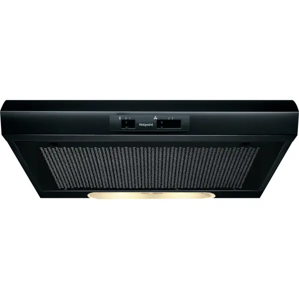 Hotpoint PSLMO65FLSK 60cm Visor Cooker Hood - Black PSLMO65FLSK Black