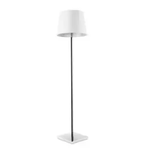 Torino floor lamp, chrome, without lampshade