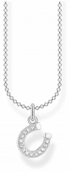 Thomas Sabo Sterling Silver Pave Horseshoe Necklace 36- Jewellery