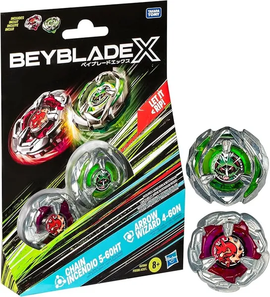 Beyblade Beyblade Chain Incendio Wizard Pack of 2