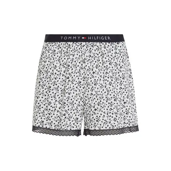 Tommy Hilfiger Woven Short Print - White 8