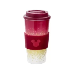 Mickey Berry: Plastic Lidded Mug: Berry Glitter