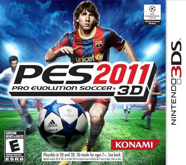 PES 2011 Pro Evolution Soccer Nintendo 3DS Game