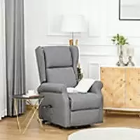 Homcom Electric Assist Chair with Remote Grey