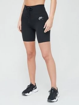 Nike Air Running Cycle Shorts - Black, Size L, Women