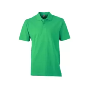 James and Nicholson Unisex Basic Polo Shirt (3XL) (Irish Green)