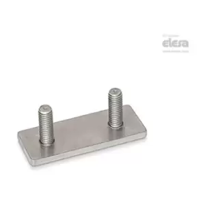 Elesa - Plate for jointed hinge-GN 2376-NI-60-30-MT