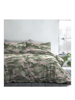 Camouflage Duvet Set - Double