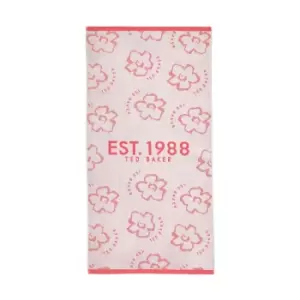 Ted Baker 1988 Beach Towel, Coral