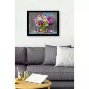 SC0968 Multicolor Decorative Framed MDF Painting