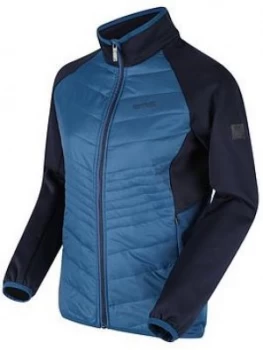 Regatta Clumber Hybrid Jacket - Blue/Navy , Blue/Navy, Size 10, Women