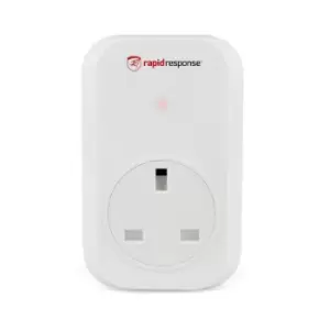 RapidResponse 2x 1Kw Remote Controlled Sockets - White