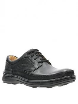 Clarks Nature Three Leather Shoes - Black