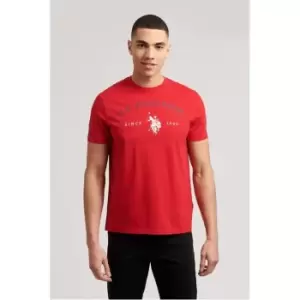 US Polo Assn US Polo Assn Graphic T-Shirt Mens - Red