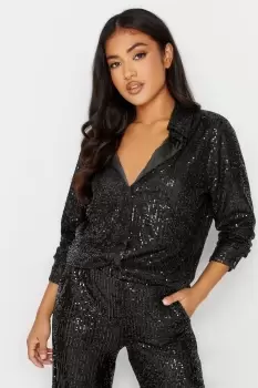 Petite Sequin Shirt