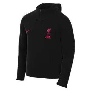 2022-2023 Liverpool Hooded Track Jacket (Black)