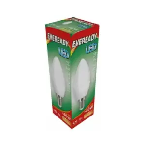 LED Candle 6W 470lm Warm White 3000k E14 - S13616 - Eveready