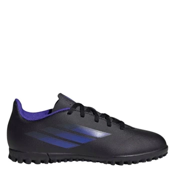 adidas X .4 Junior Astro Turf Trainers - Black/SonicInk