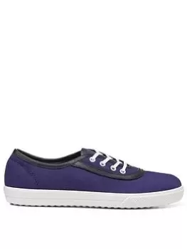 Hotter Mabel Plimsoll - Navy, Size 5, Women