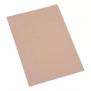 Office Square Cut Folder Recycled 250gsm Foolscap Buff Pack 100 297404